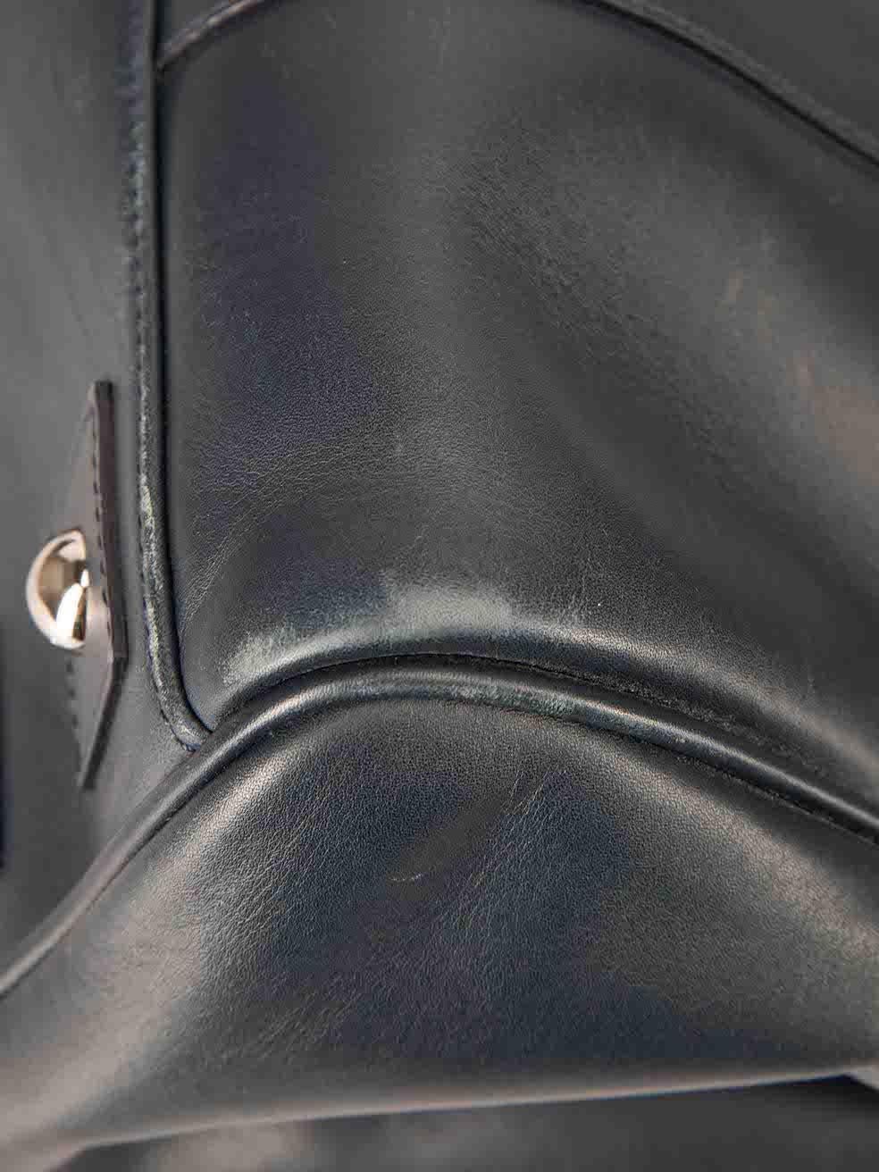 Mulberry Women's Midnight Blue Leather Bayswater Handbag 4