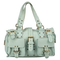 Mulberry Women's Mint Leather Roxanne Handbag