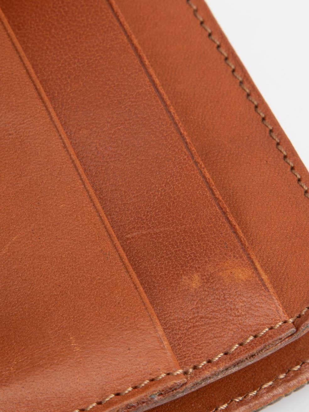 Mulberry Women's Vintage Brown Scotchgrain Breton Leather Bifold Wallet 2