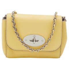 Mulberry Yellow Leather Mini Lily Shoulder Bag