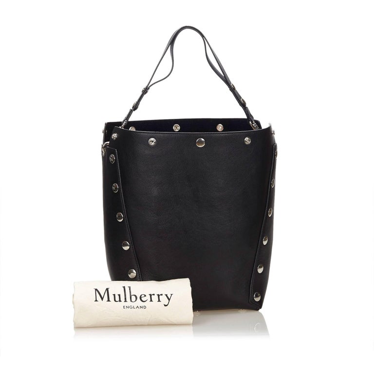 Mulberry Black Camden Studded Shoulder Bag