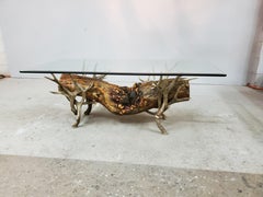 Mule Deer Log Timberline Coffee Table by The Peak Antler