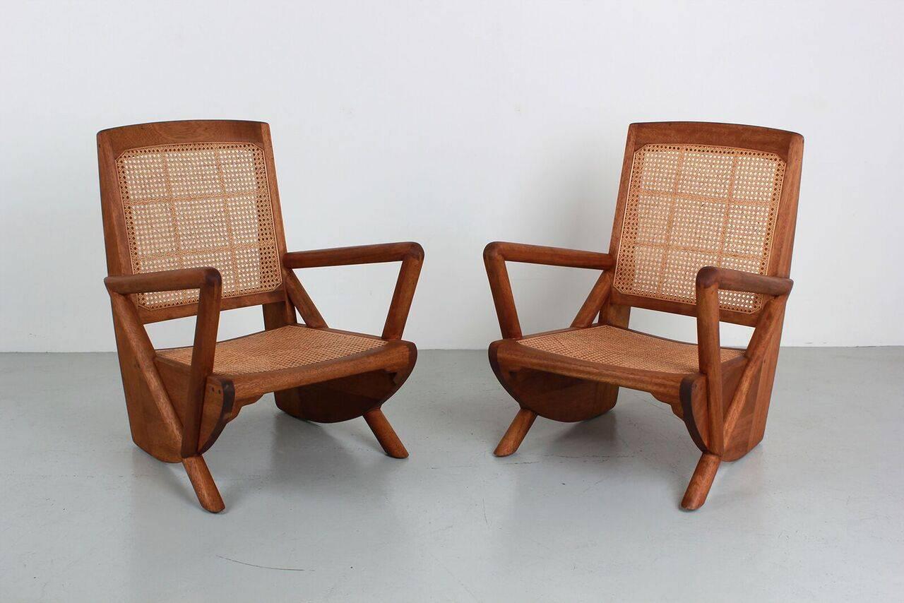 American Mulholland Caned Chairs