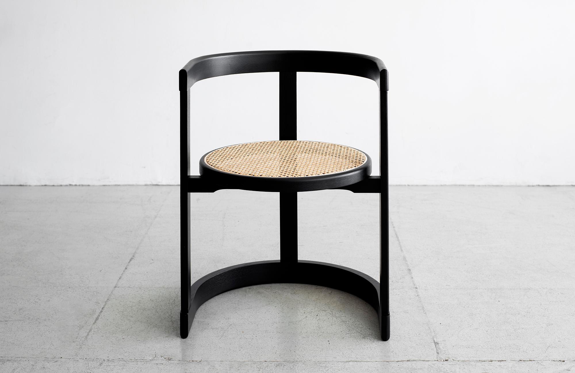 Mulholland Caned Dining Chair In New Condition In Beverly Hills, CA