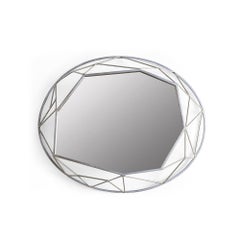 Mulholland Mirror in Silver Leaf by Innova Luxuxy Group