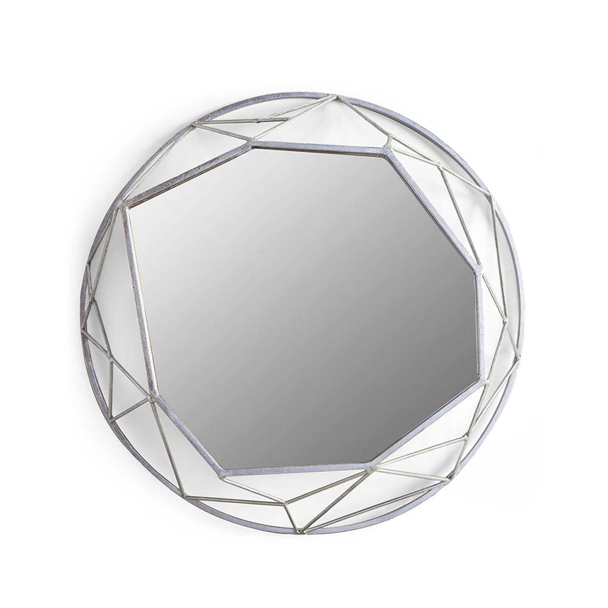 Mexican Mulholland Mirror in Silver Leaf by Innova Luxuxy Group For Sale