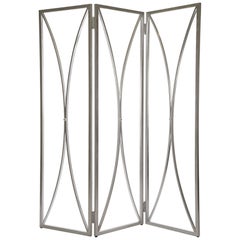 Mulholland Room Screen in Antique Silver by Innova Luxuxy Group