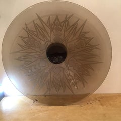 Centro de mesa de cristal Müller, 1930, Francia