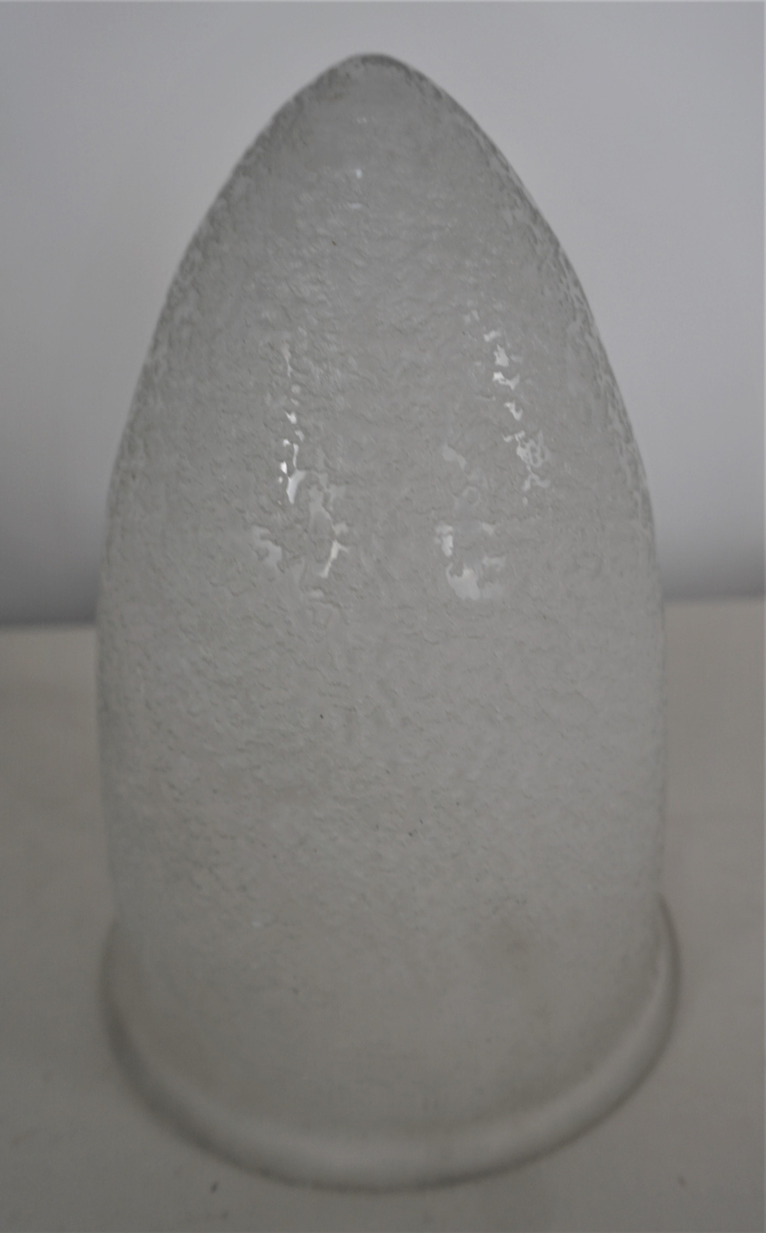 Muller Freres Acid Textured Glass Art Deco Table Lamp 2