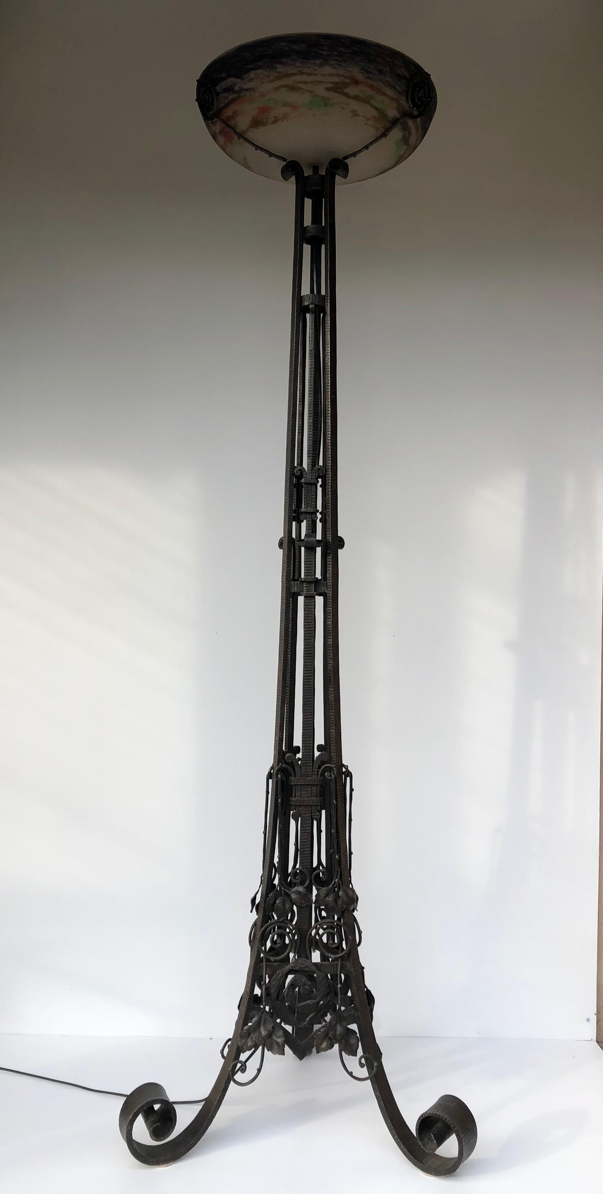 Muller Frères Lampadaire Art Déco en vente 4
