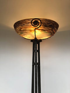Muller Frères Art Deco Floor Lamp