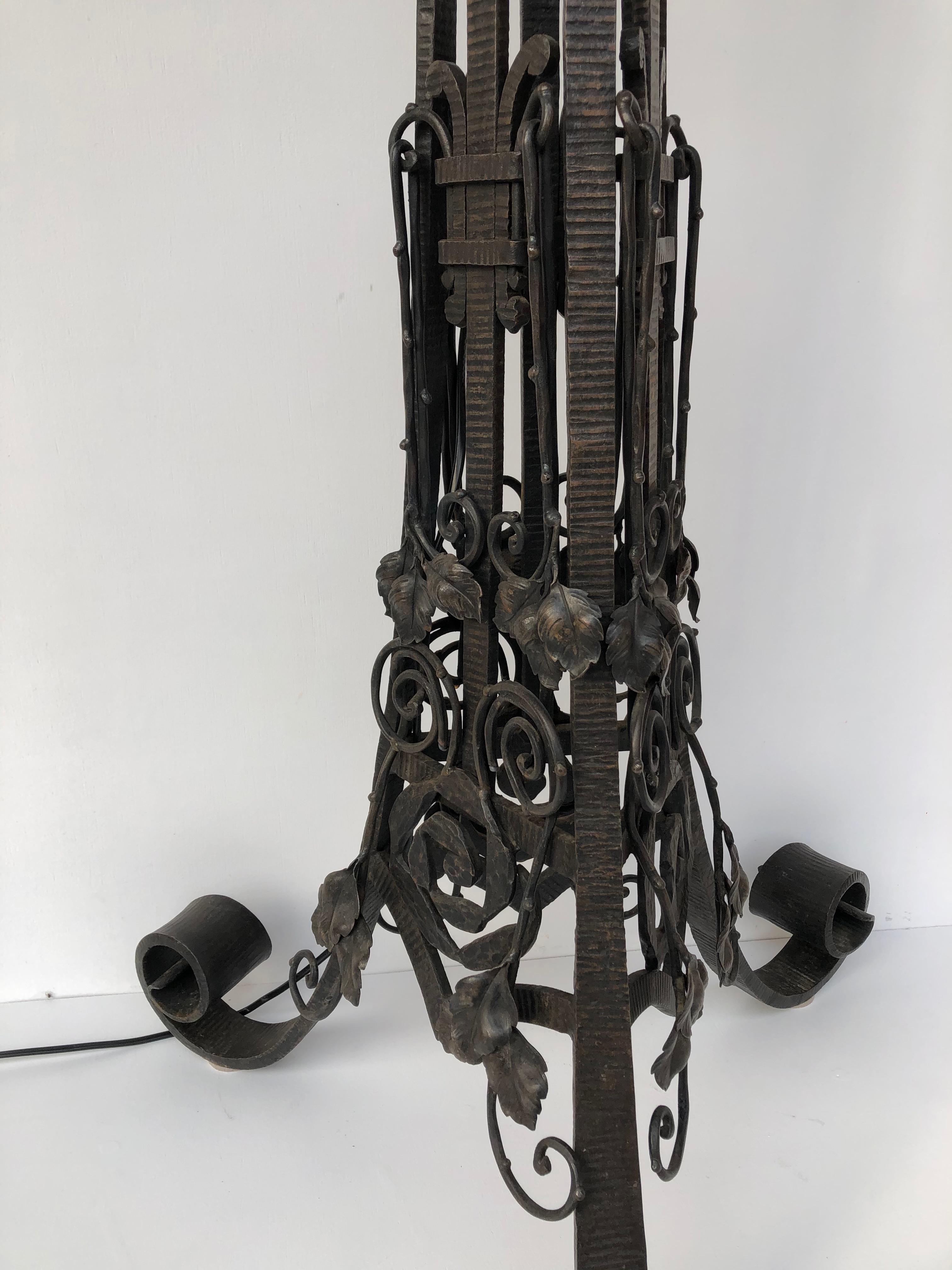 Muller Frères Lampadaire Art Déco Excellent état - En vente à NANTES, FR