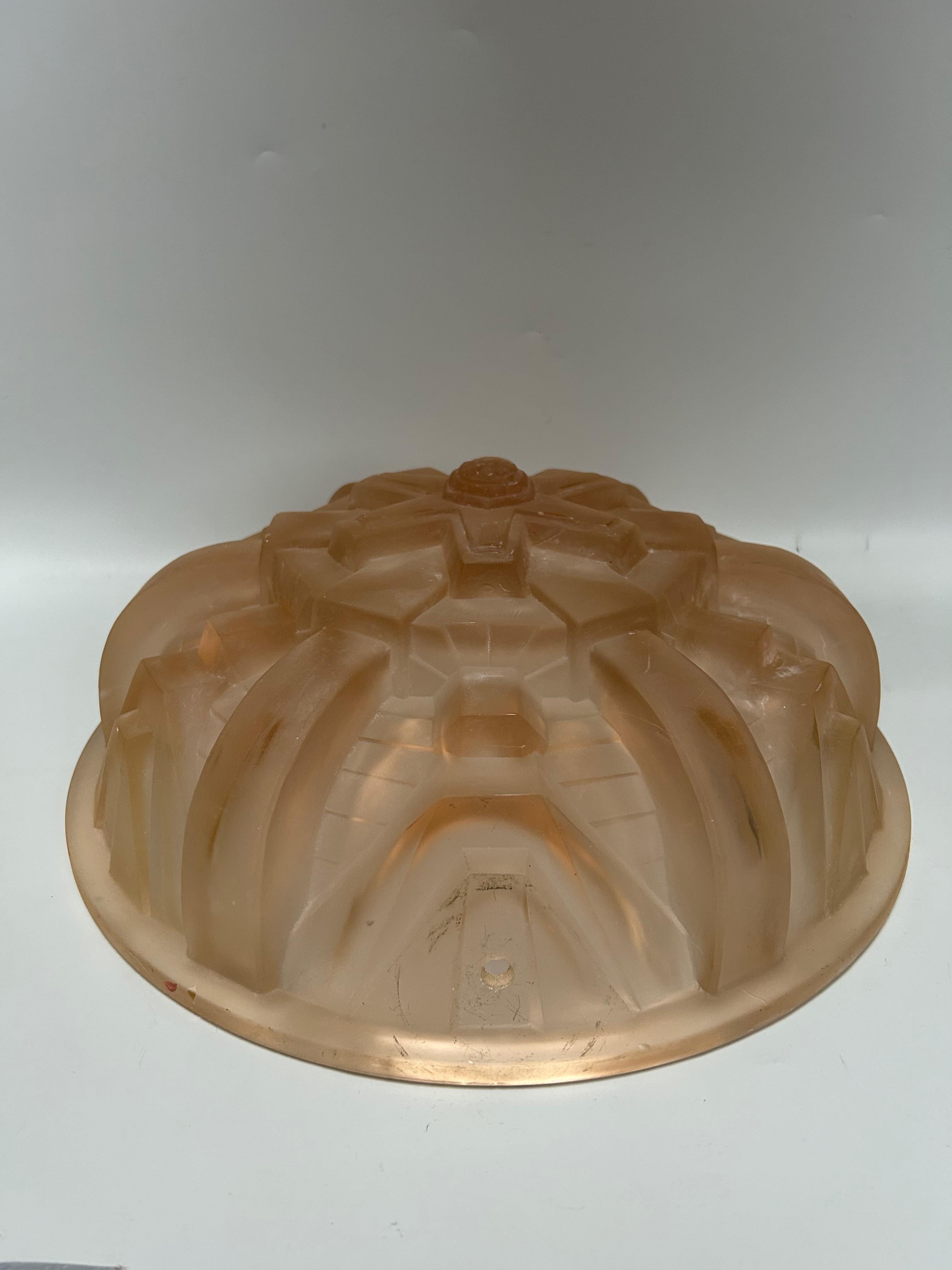 Lámpara colgante Art Déco Muller Frères Art Decó en venta