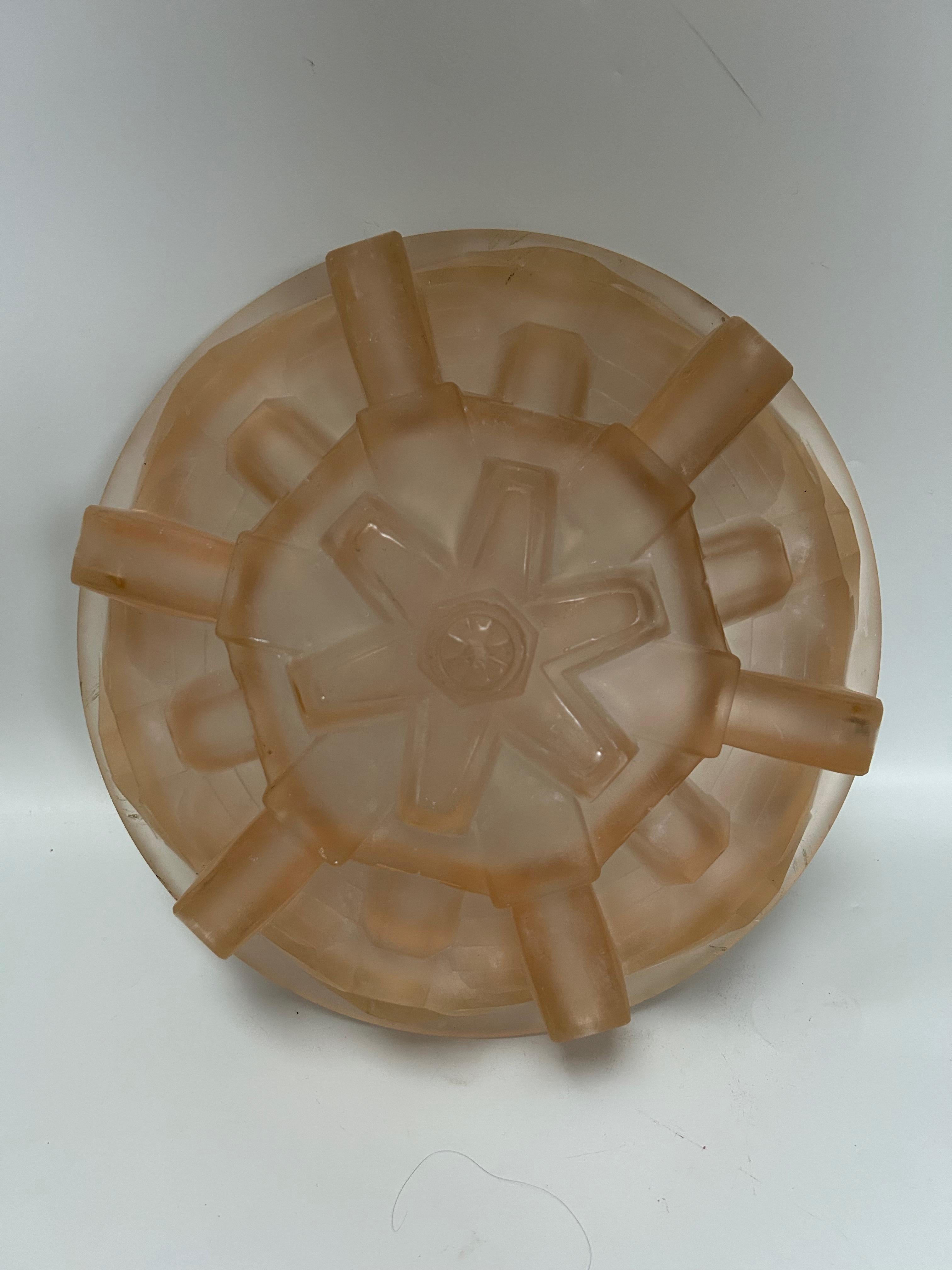 Lámpara colgante Art Déco Muller Frères siglo XX en venta