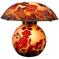 Muller Frères Cameo Glass Lamp