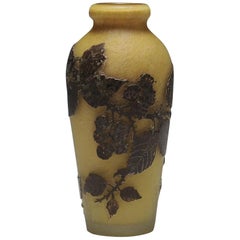 Muller Freres Cameo Glass Vase