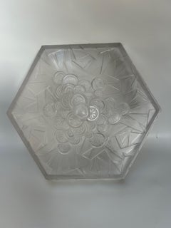 Muller Frères Ceiling Light Art déco