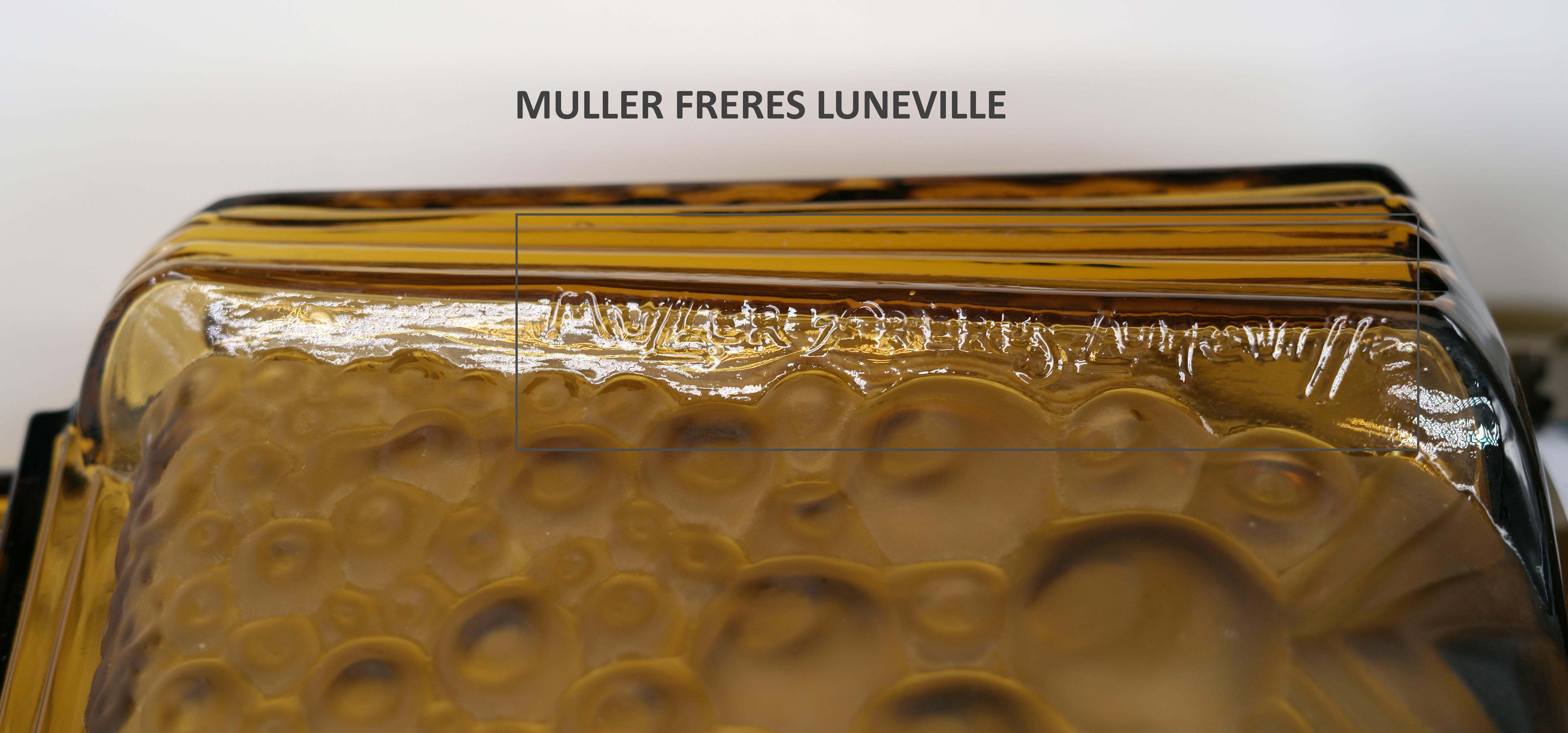 Muller Freres Art Deco Flush Mount, 1920 For Sale 2