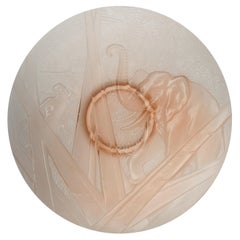 Muller Freres Französische Art-Déco-Elefantenschale, Muller Muller, 1920