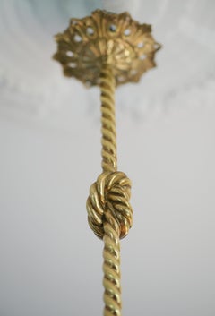 Lustre à pendentif Iler Frères, art déco français, 1920