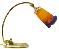 I Muller Frères Lampe de bureau / table pivotante Art déco français 1920