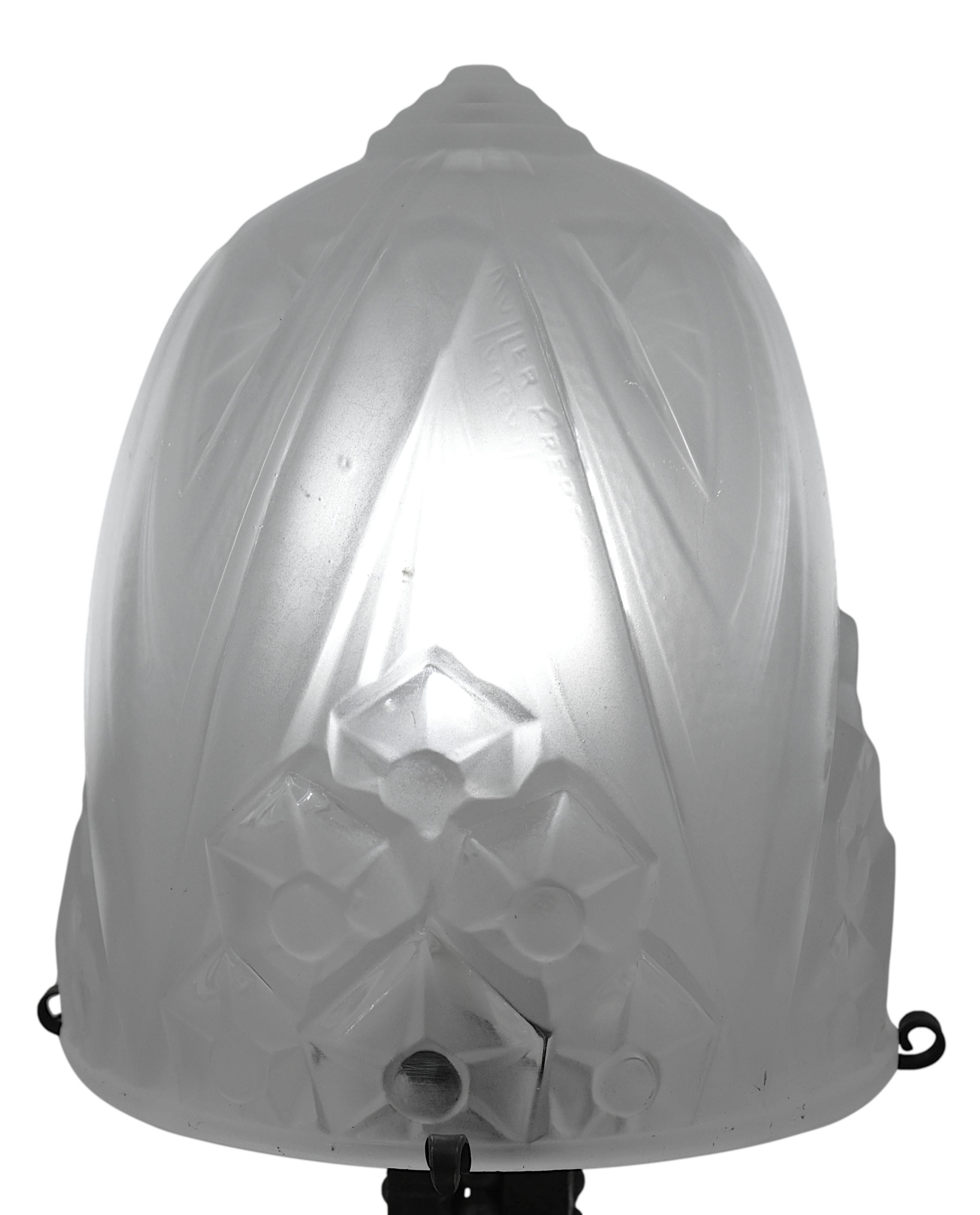 I Muller Frères Lampe de table Art Déco 1920 en vente 8