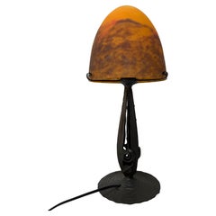 Muller Frères Luneville Art Deco Table Lamp