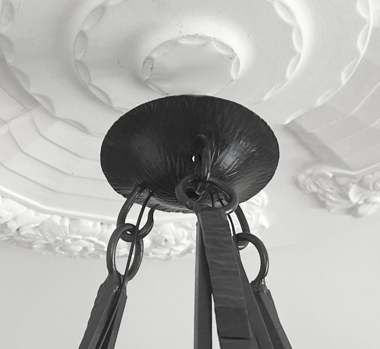 Lampadario I. Muller Freres / Marcel Vasseur, 1920 in vendita 4