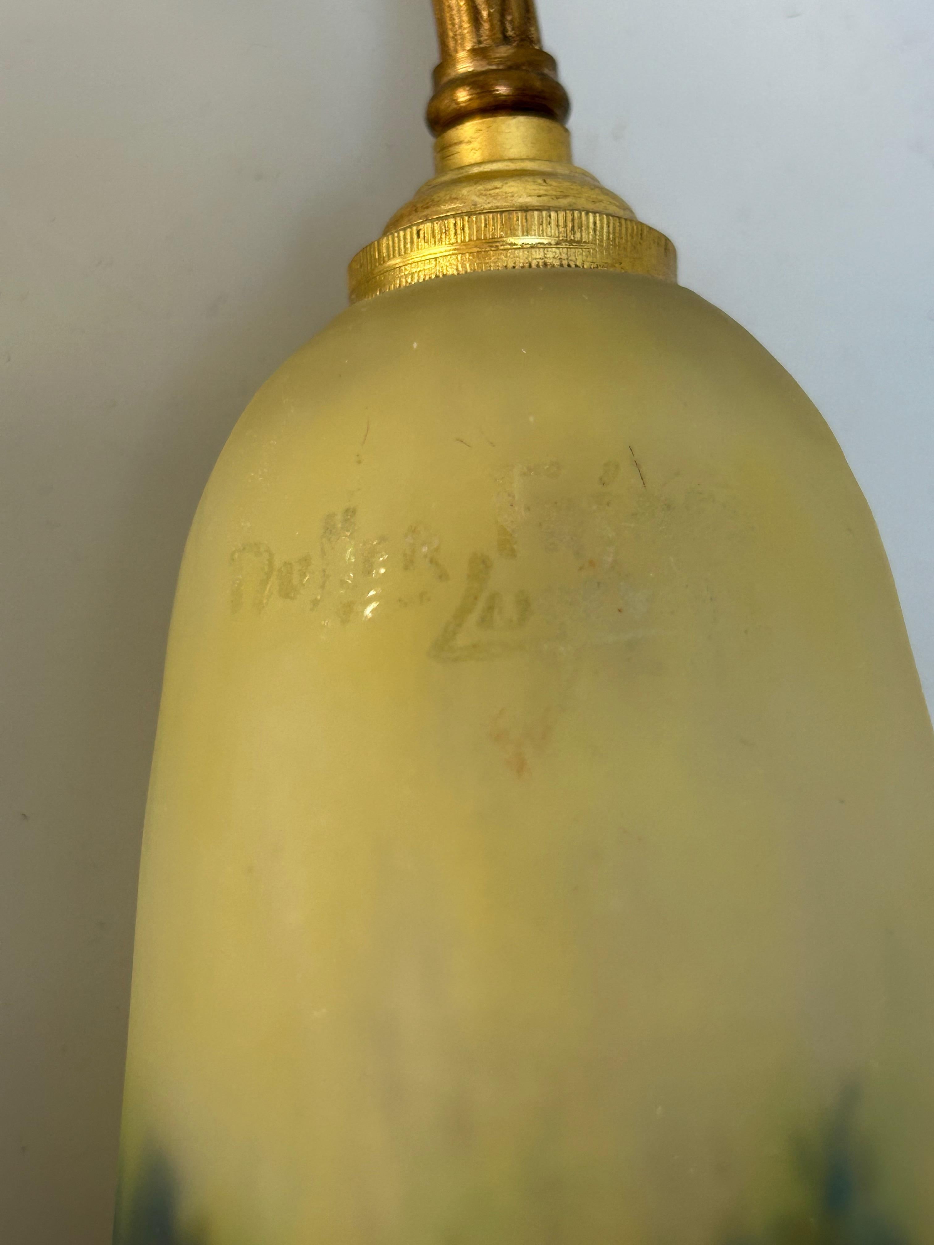 Inizio XX secolo Muller Frères Coppia di lampade da parete in stile Art Déco in vendita