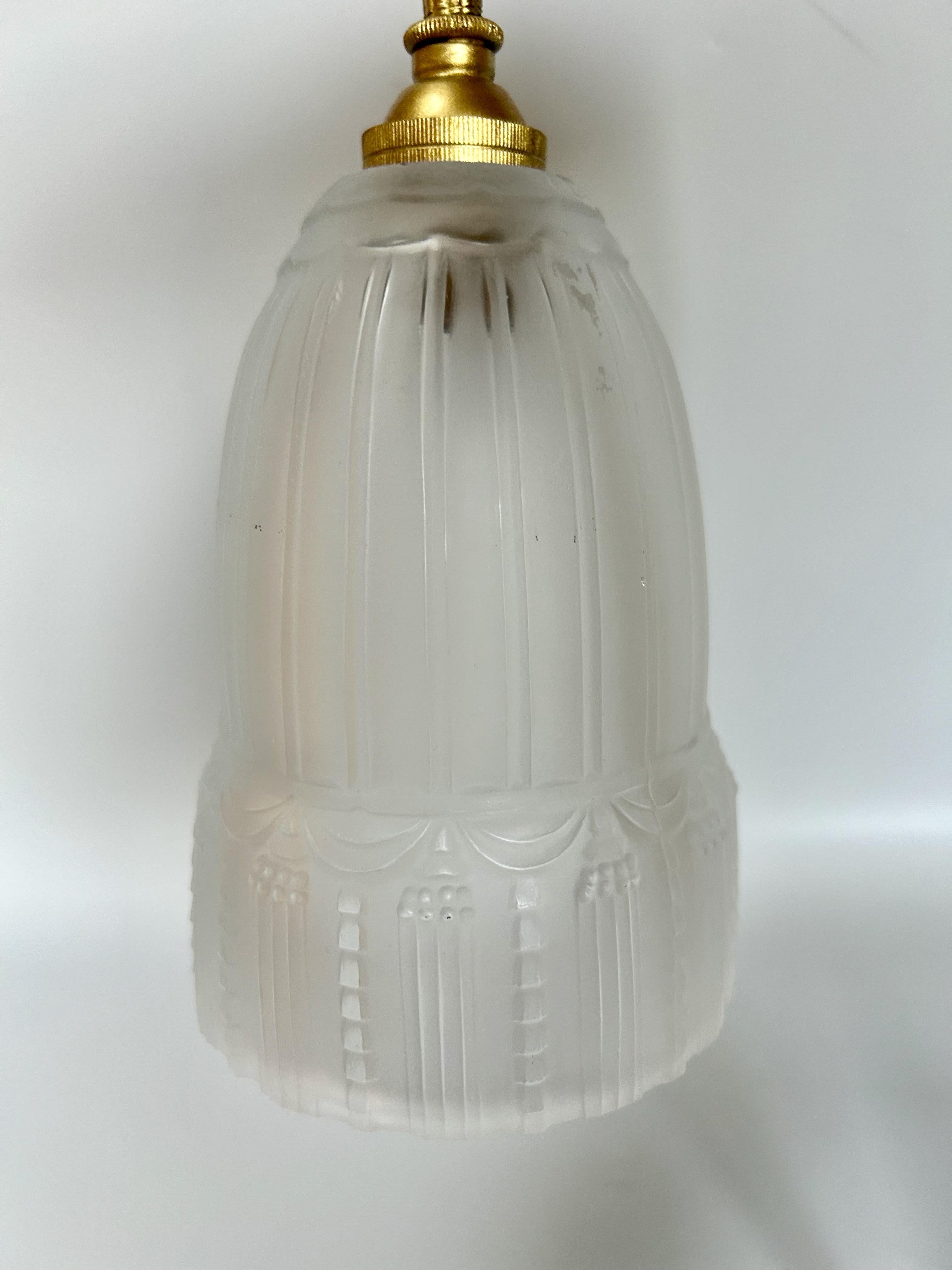 Muller Frères Coppia di lampade da parete in stile Art Déco in vendita 4