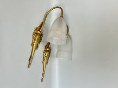 Muller Frères Pair of Art Deco Wall Sconces