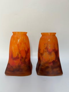 Muller Frères Pair of Art Deco Wall Sconces