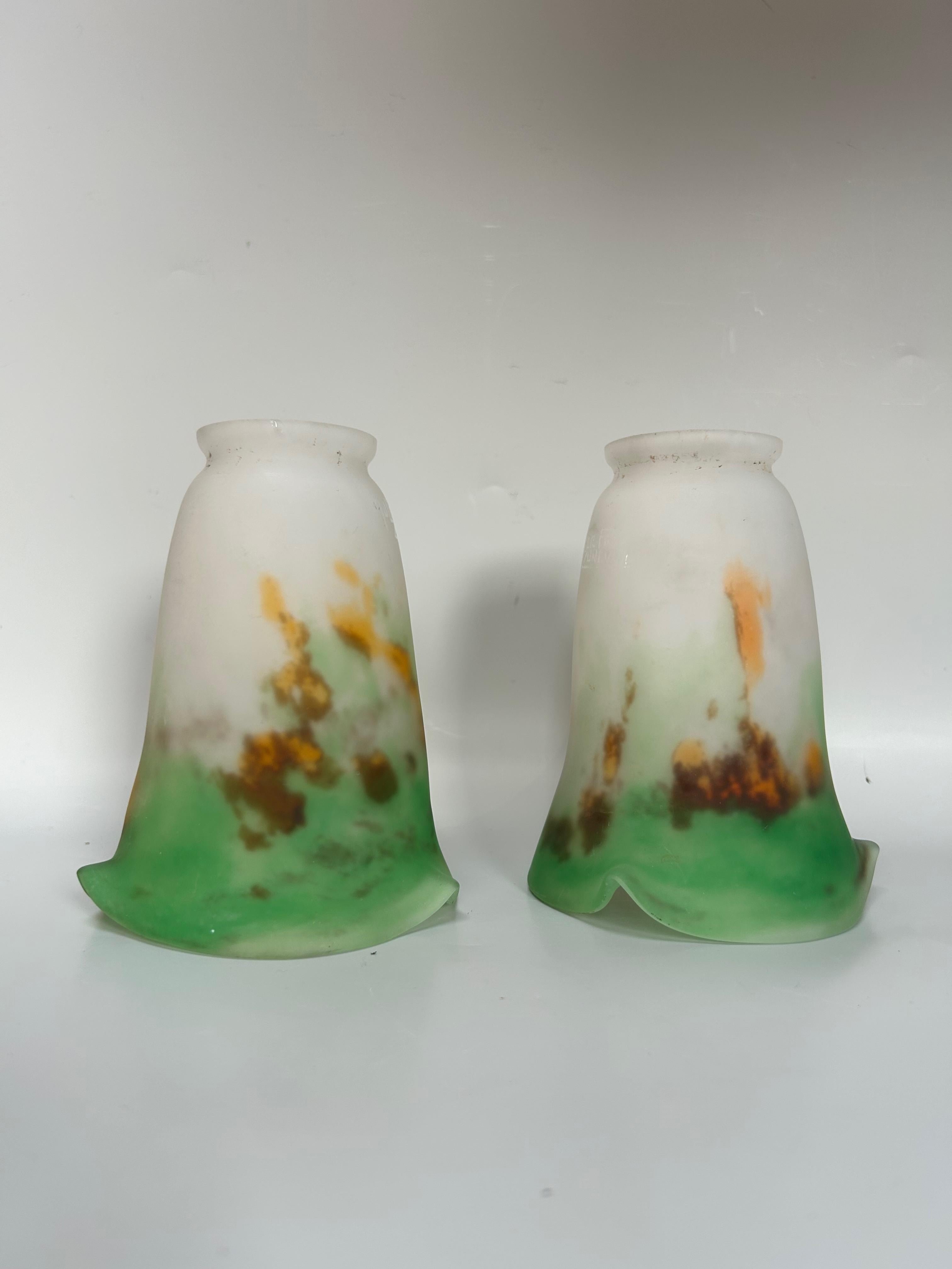 Muller Frères Paire d'appliques murales Art Nouveau en vente 8