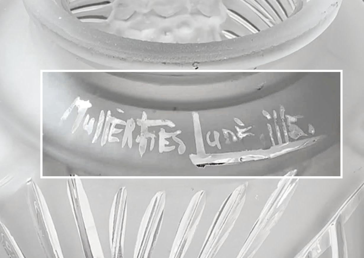 MULLER FRER Coppia di lampadari a sospensione Art Deco francesi a semi-liquido 1920 in vendita 11