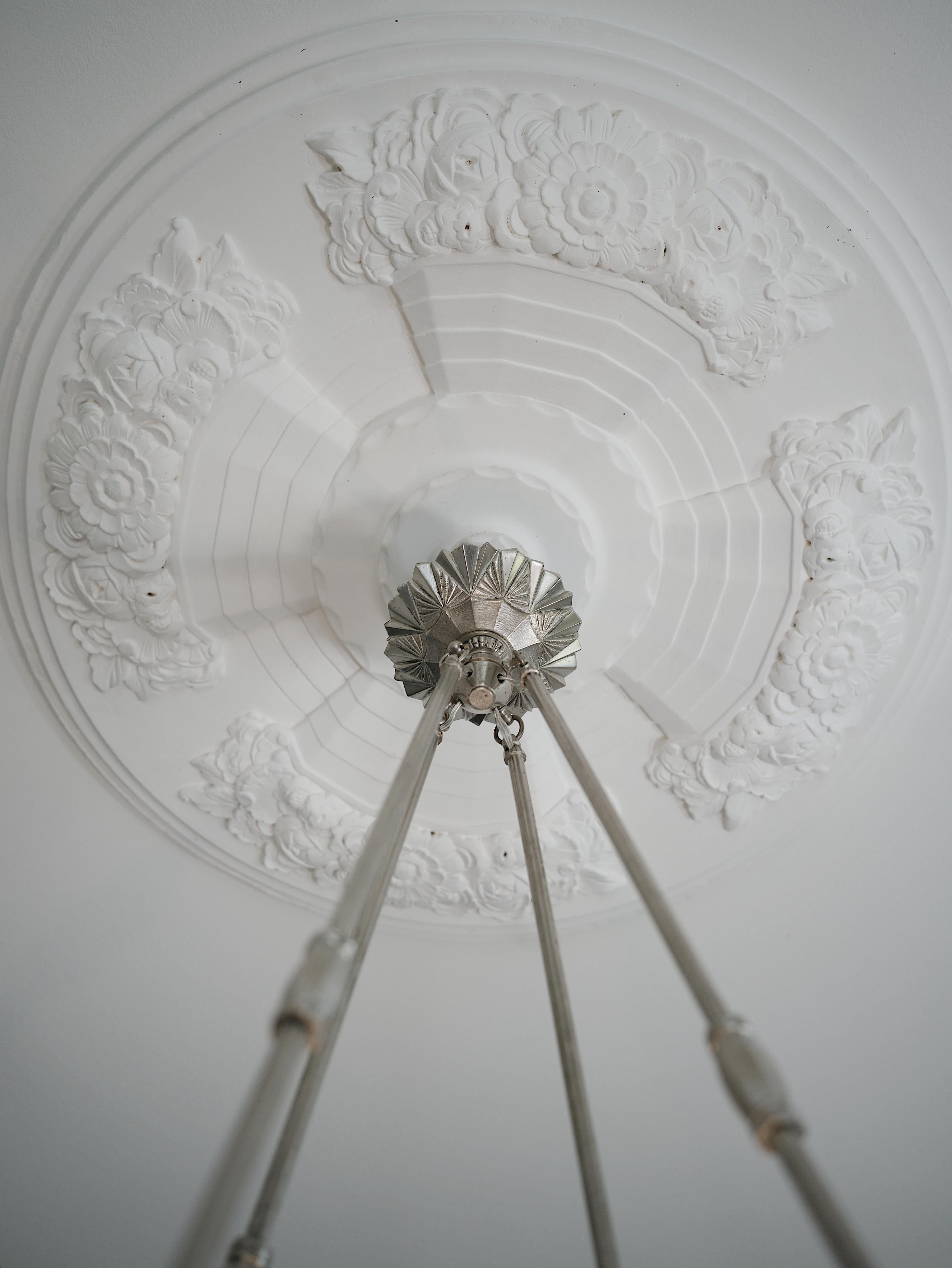 Lustre Art déco français Muller Freres & Pierre Maynadier, 1925 7