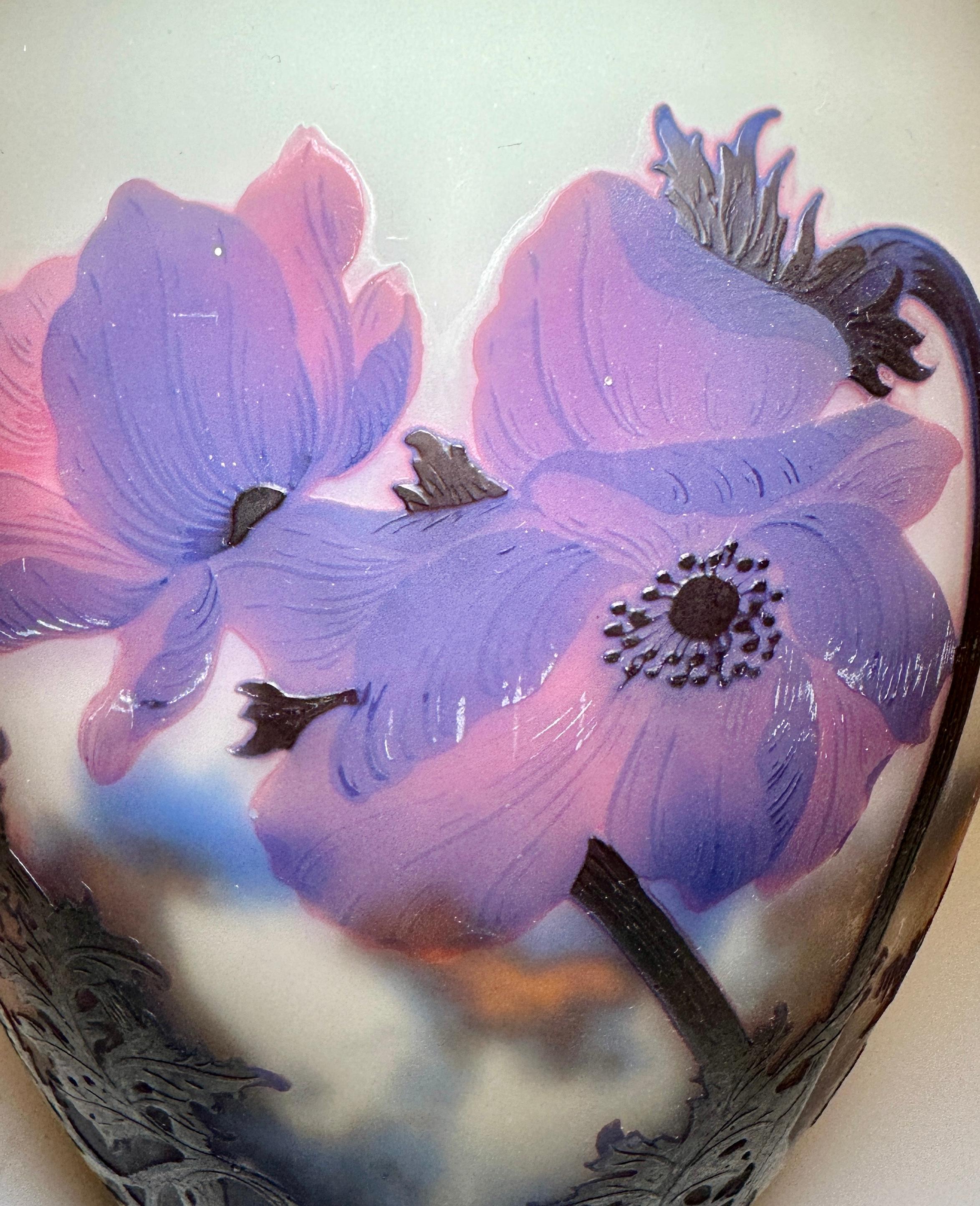 Muller Freres Vase, circa 1920 For Sale 1