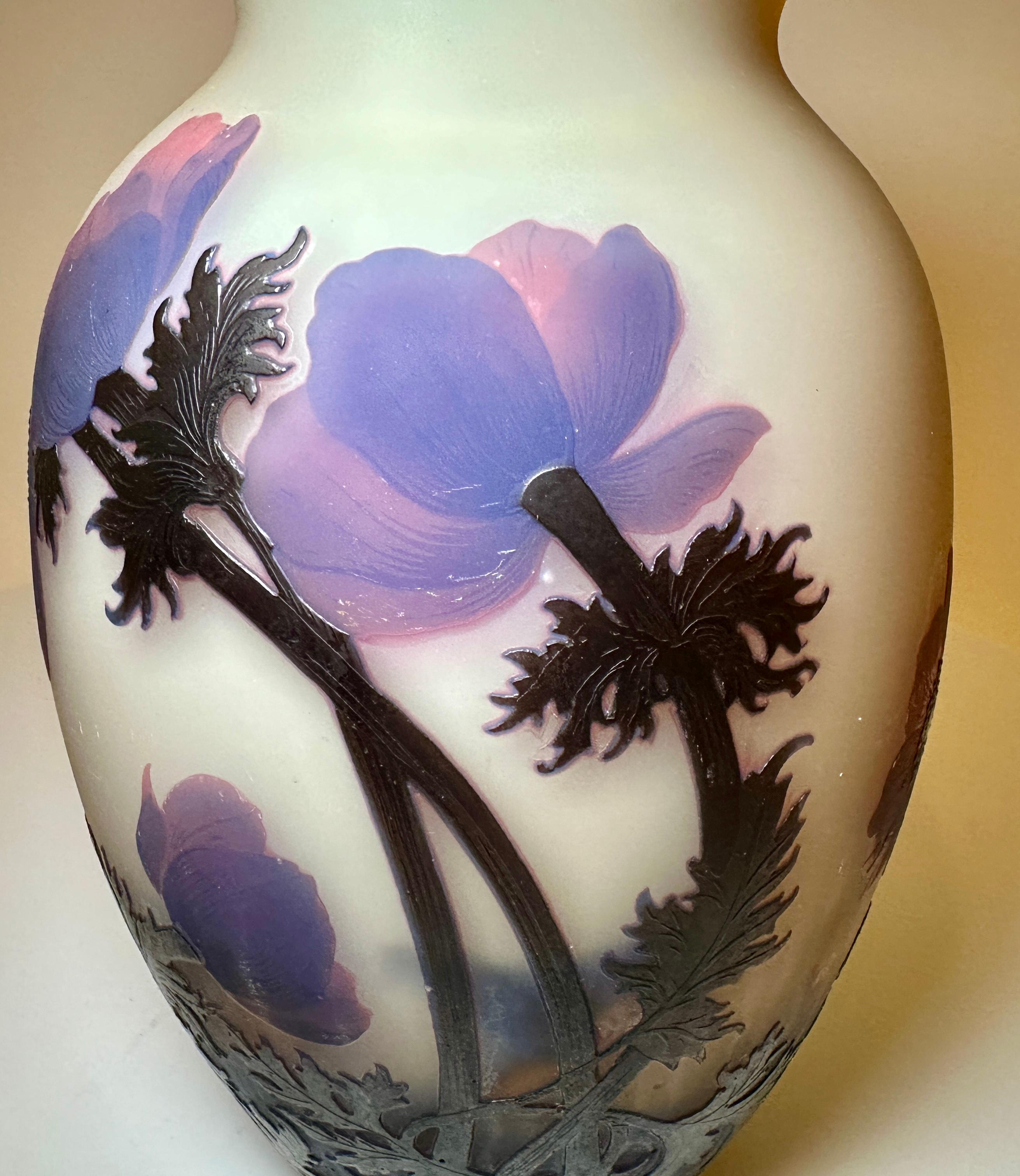 Muller Freres Vase, circa 1920 For Sale 3