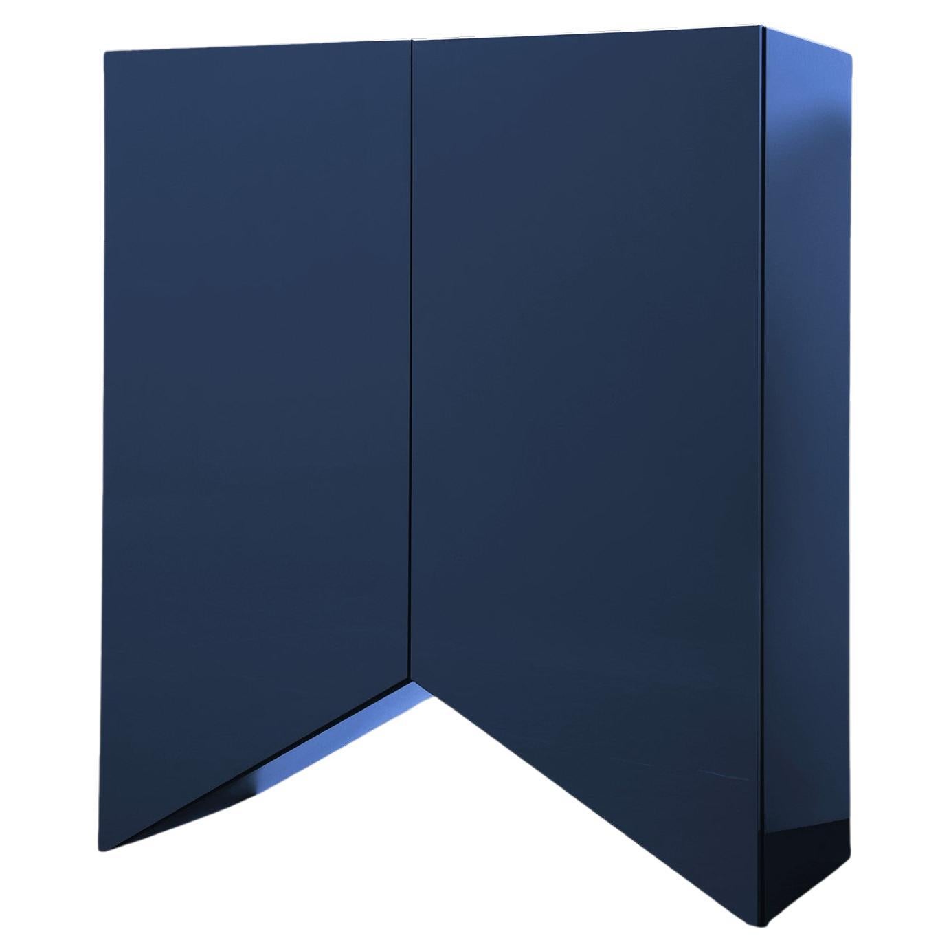 Muller Van Severen, Brücken-Schrank, blau lackiert, mittel, Contemporary