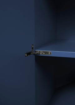 Muller Van Severen, Bridges Cabinet, Small, Blue Lacquered, Spain, Contemporary