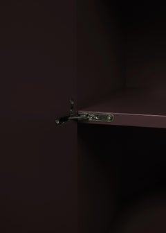 Muller Van Severen, Bridges Cabinet, Small Storage, Aubergine, Laquered