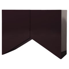 Muller Van Severen, Bridges Cabinet, Small Storage, Aubergine, Laquered