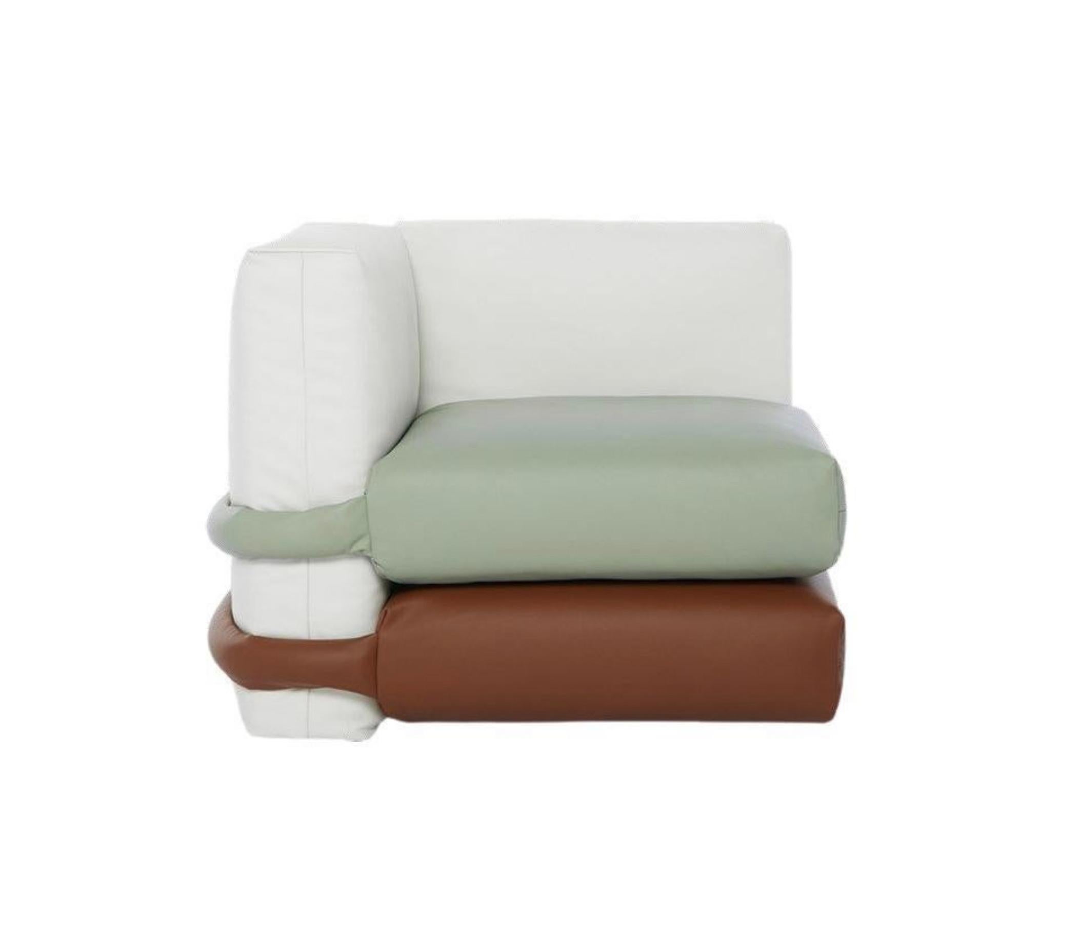 Muller Van Severen Eck  Mehrfarbiges Kissen-Sofa für Bd Barcelona (Moderne der Mitte des Jahrhunderts) im Angebot