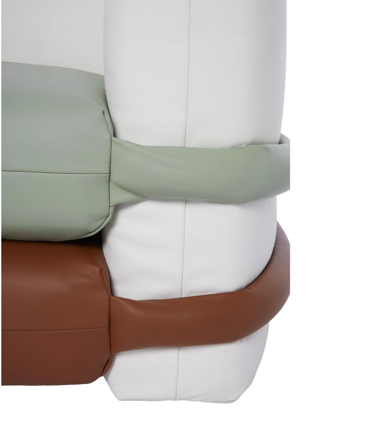 Muller Van Severen Eck  Mehrfarbiges Kissen-Sofa für Bd Barcelona im Angebot 2