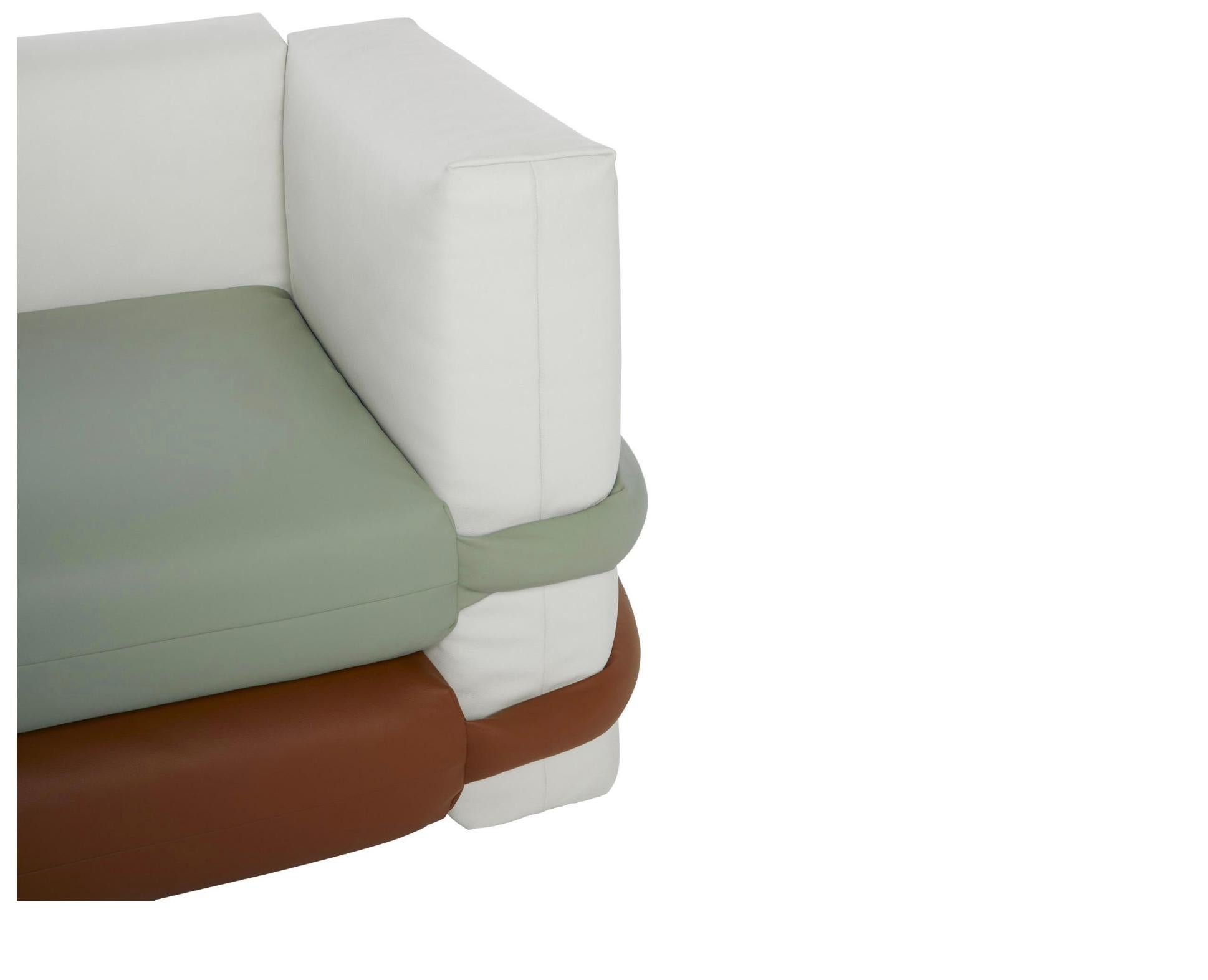 Muller Van Severen Eck  Mehrfarbiges Kissen-Sofa für Bd Barcelona im Angebot 3