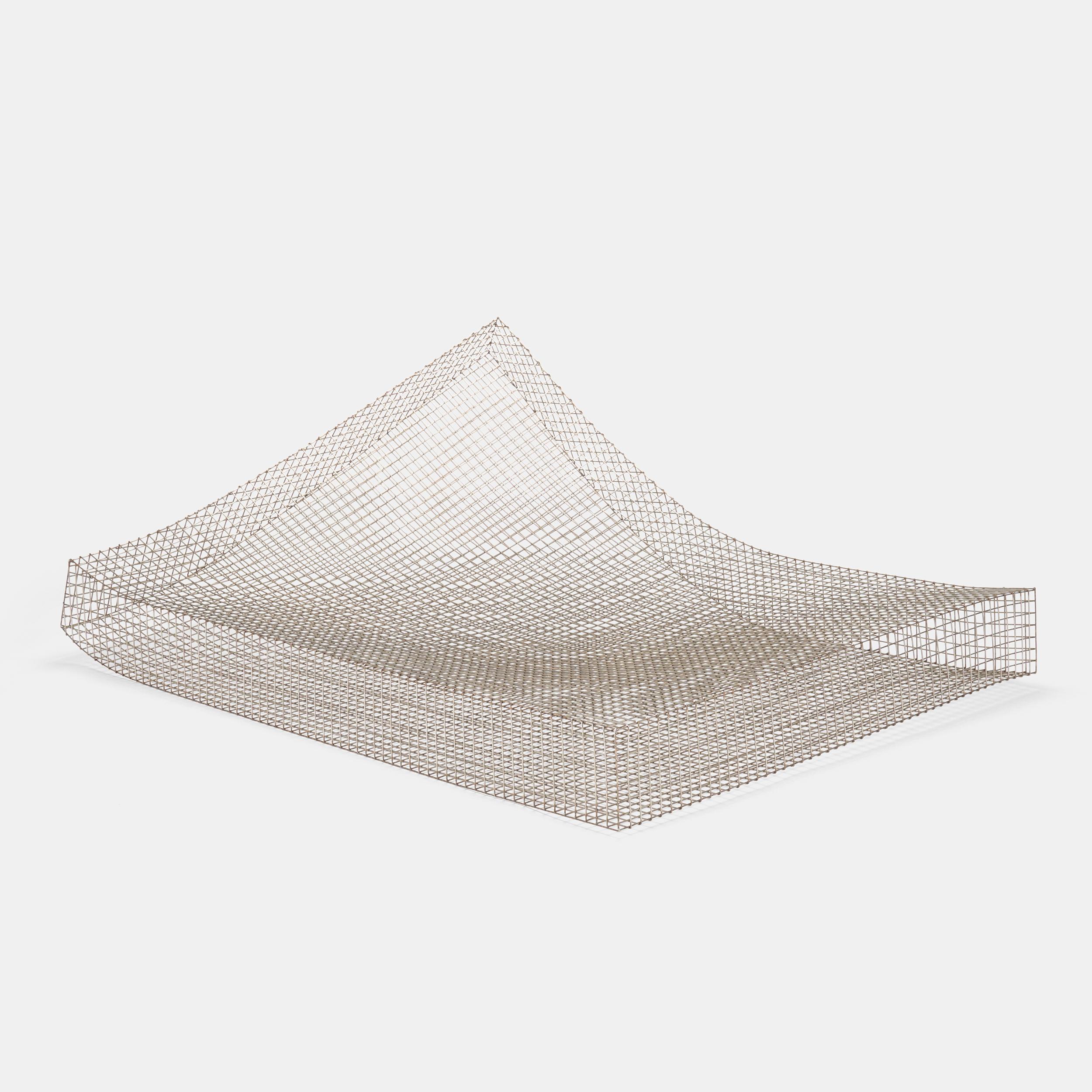 Émaillé Muller Van Severen acier naturel Wire S #3 chaise Belgique en vente