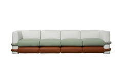 Muller Van Severen  Pillow Four Seater Sofa Leather For Bd Barcelona