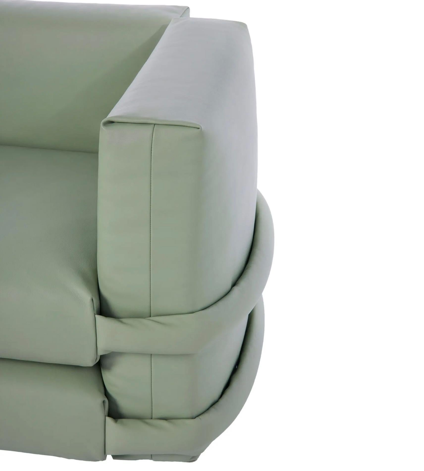 Müller van Severen  Viersitzer-Sofa aus Leder für Bd Barcelona, Kissen (Schaumstoff) im Angebot
