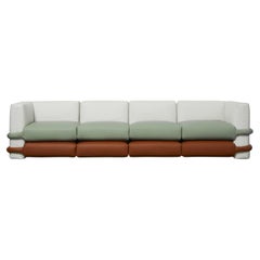 Muller Van Severen  Pillow Four Seater Sofa Leather For Bd Barcelona