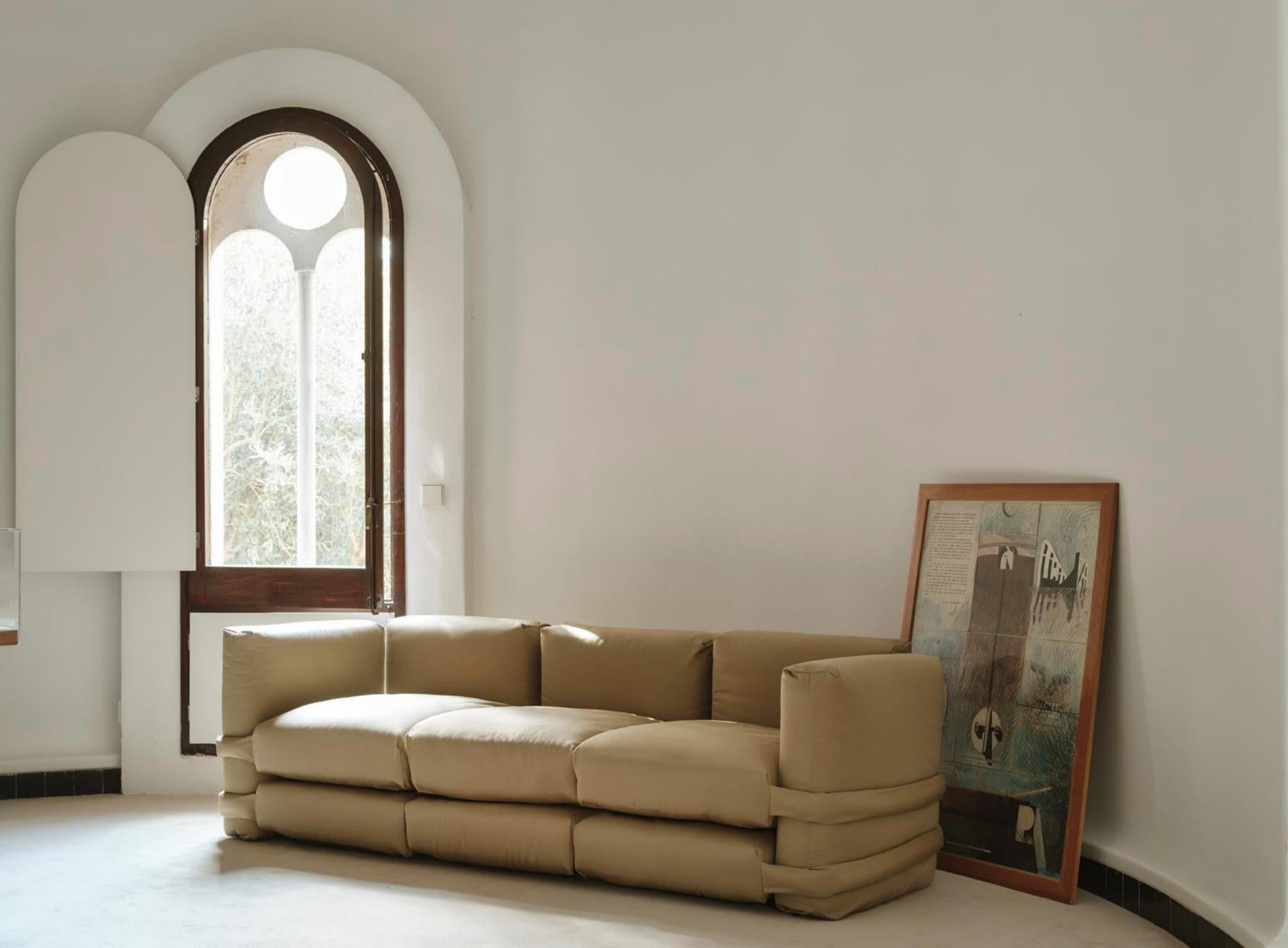 Muller Van Severen Kissen-Sofa aus Segeltuch  Für Bd Barcelona im Angebot 4