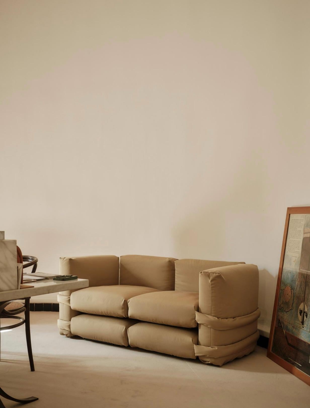 Muller Van Severen Kissen-Sofa aus Segeltuch  Für Bd Barcelona im Angebot 5